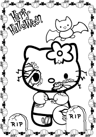 Hello Kitty Halloween Coloring Pages Best Coloring Pages For Kids Hello Kitty Colouring Pages Halloween Coloring Book Hello Kitty Coloring