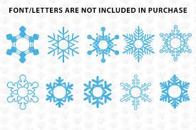 Download Monogram Frame Svg Bundle Snowfall Christmas Winter By Coralcuts Thehungryjpeg Com