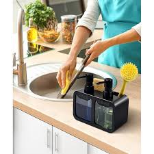 Hand Soap And Dish Dispenser Set
