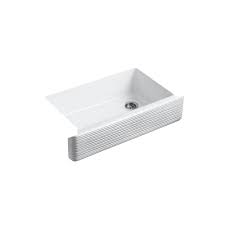 Kohler kitchen sinks porcelain blue bathroom sink kohler kitchen sinks drop in kohler kitchen sink colors colored kitchen sinks from kohler blue pedestal sink kohler undercounter cobalt blue kitchen accessories red kitchen sink kohler turquoise kitchen sink kohler. Kohler Whitehaven Undermount Cast Iron 35 6875 Inch 0 Hole Single Bowl Kitchen Sink In Whi The Home Depot Canada