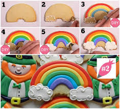 How To Decorate Leprechaun And Rainbow Cookies Rainbow Cookies Rainbow Sugar Cookies Sugar Cookie Royal Icing