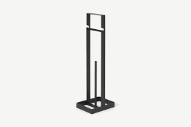 They're used in the kitchen, office, or bathroom to use the shelves of the. Samson Industrial Style Freestanding Toilet Roll Holder Black Made Com