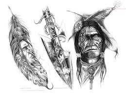 A great tattoo design that is all about the unique elements of the native tradition. Apache Indian Tribal Tattoos Shefalitayal