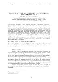 Cardiologie clinica, cardiologie interventionala si cateterism cardiac, supraveghere si tratament pacienti critici cardiaci, chirurgie cardiovasculara, anestezie terapie intensiva, recuperare si. Pdf TendinÅ£e Actuale Ale Chirurgiei Valvei Mitrale ExperienÅ£a Ibcv Iasi