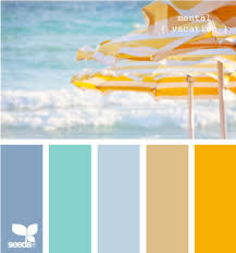 Mental Vacation Beachy Colors Design Seeds Color Inspiration