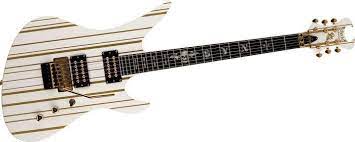 Synyster Gates White Guitar Hiburan