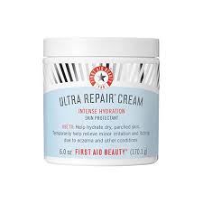 Amazon Com First Aid Beauty Ultra Repair Cream Intense Hydration Moisturizer For Face And Body 6 Oz Bod In 2020 First Aid Beauty Repair Cream Sensitive Skin Care
