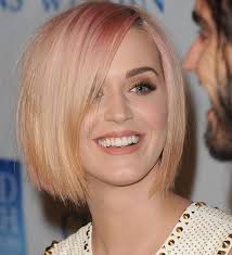 2016 Sac Trendleri Katy Perry Hair Peach Hair Choppy Bob Hairstyles