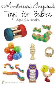 Wrapping up the best toys & gift ideas for 4 month olds. Montessori Inspired Toys For Babies Ages 0 6 Months Baby Boy Toys Best Baby Toys Montessori Baby Toys
