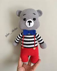 Pin By Simona Premauerova On Amigurumi Handmade Baby Gifts Crochet Teddy Bear Pattern Knitted Toys