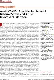 Voici les performances réalisées par mikkel porsborg (vordingborg if). Acute Covid 19 And The Incidence Of Ischemic Stroke And Acute Myocardial Infarction Circulation