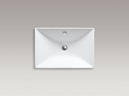 vessel above counter bathroom sink almond