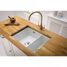 Since the entire sink will dangle from underneath the kitchen counter. Pin By Utsumi Uk Ltd T As Taps Uk On White Kitchen Sink Ceramic Kitchen Sinks White Ceramic Kitchen Sink Ceramic Kitchen