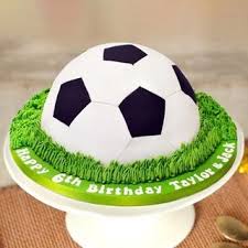 Write the name of the person who is football fanatic & download this cake, then send it over social media & other ways. Pictures On Football Cakes For Birthdays