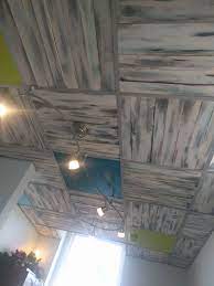Install the long framing pieces. Diy Pallet Board Ceiling In Place Of Drop Ceiling Tiles Drop Ceiling Tiles Dropped Ceiling Diy Ceiling