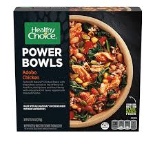 What have been some breakthroughs in tv dinners? Adobo Chicken Healthy Choice
