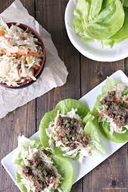 Thinly sliced beef is flavored . Korean Lettuce Wraps With Bbq Beef Delicious Snappy Gourmet