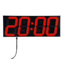 Order Online POE Clock Double-Sided LED Display | Alibaba.com