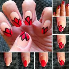 Decoración de uñas fáciles paso a paso. Disenos Para Unas Paso A Paso Unasdecoradas Club Unas Paso A Paso Tutorial Unas Disenos De Unas Rojas
