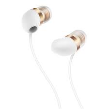 Original Xiaomi Mi Capsule Half In Ear Earphones Mic White