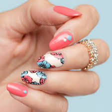 Suitable for beginners, all occasions, and all ages! 12 Incredible Flower Nail Designs To Try This Weekend Sonailicious