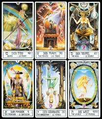 In the late 18th century, some tarot decks began to be used for divination via tarot card reading and cartomancy leading to cust. Neu 1 Auflage 1986 Grosses Eclectic Tarot Unbespielt Kartenlegen Tarotkarten Tarot Karten Karten Legen Tarot