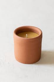 Terracotta Candle Beeswax Decorative Candle Hoppe Shoppe Beeswax Candles Candle Holder Decor Candle Packaging