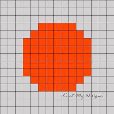It got hard remembering where i was making a 111x111 circle. Crochet C2c Circle Shape Grid Graph Circle Shape Pixel Grid 15x15 For Blankets Knot My Designs Minecraft Circle Chart Minecraft Circles Pixel Art