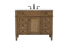 Single Bathroom Vanity In Driftwood