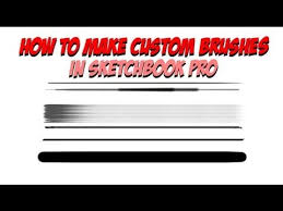 Autodesk Sketchbook Pro Tutorial How To Make Custom Brushes Sketch Book Sketchbook Pro Tutorial These brushes are unique and are not included in my commercially available set.