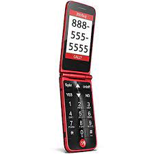 99 jitterbug flip2 cell phone for seniors red 719 Jitterbug Flip Easy To Use Cell Phone For Seniors Red By Greatcall Pricepulse