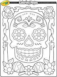 100 dia de los muertos coloring pages. Dia De Los Muertos Coloring Page Crayola Com