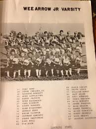 The Park Layne Wee Arrow Junior Varsity Team Courtesy Of Annette Tolle Triplet Park Layne Ohio Vintage Newspaper Over The Years Ohio