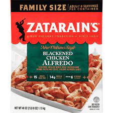 Maybe you would like to learn more about one of these? Zatarain S Family Size Frozen Blackened Chicken Alfredo 40 Oz Chicken Oak Point Market