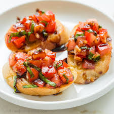 Classic Italian Bruschetta With Tomatos Video Vegetarian Recipes Bruchetta Recipe Recipes