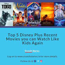Top 5 Disney Plus Recent Movies You Can Watch Like Kids Again Disney Plus Recent Movies Top Disney Movies