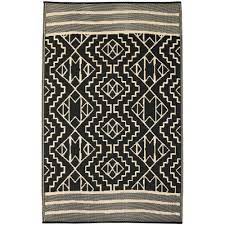 Free store pickup out of stock $119.99 quick view (e282) aqua & cream flatweave outdoor soft moroccan style design, 8x10. World Collection Kilimanjaro Black Outdoor Rug 8 X 10 Fab Habitat Outdoor Rugs