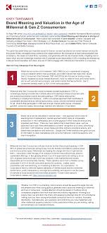Maybe you would like to learn more about one of these? 5 Key Takeaways Brand Meaning And Valuation In The Age Of Millennial And Gen Z Consumerism