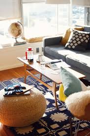 Salon Orta Sehpa Puf Vintage Modern Living Room Home Living Room Living Room Inspiration