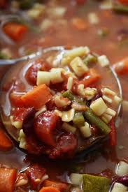 Slow Cooker Minestrone Soup Recipe Loaded With Seasonal Vegetables This Minestrone Soup Is Made Even Easie Minestrone Soup Recipe Minestrone Soup Minestrone