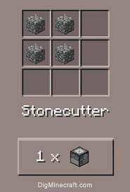 Recipes with the same group may be grouped together when displayed in the client. How To Make A Stonecutter In Minecraft Pe And More Crafting Recipes Crafting Recipes Minecraft Minecraft Tutorial
