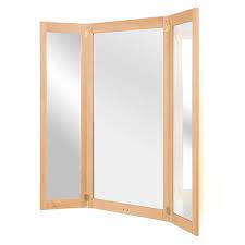 Check spelling or type a new query. Full Length Three Piece Folding Mirror 670x1320 Mm Beech Aj Products Online