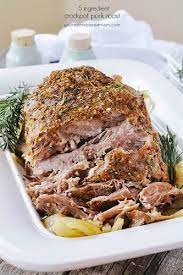 Crock Pot Pork Roast Only 5 Ingredients Your Homebased Mom Pork Roast Crock Pot Recipes Pork Shoulder Roast Crock Pot Pork Roast Recipes