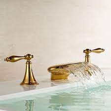 Shop at the home depot® for all your faucet needs. Shop Waterfall Gold Finish Bathtub Faucet Fontanashowers Fs Gold