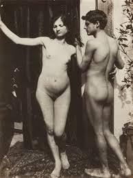 Nude Boy and Girl in Doorway, circa 1910 by Guglielmo von Plüschow on artnet