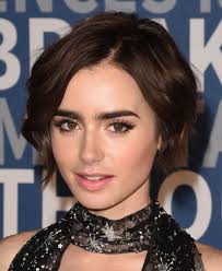 The 25 Best Thick Eyebrows In Hollywood And How To Get Them Lily Collins Eyebrows Short Hair Haircuts Hair Makeup