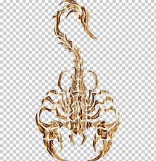 Drawing a scorpio star sign in a tribal tattoo design style with some shading for depth. Scorpion Tattoo Tribe Png Clipart Arachnid Color Copper Description Fictional Character Free Png Download