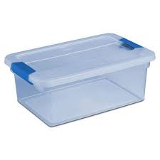 Maybe you would like to learn more about one of these? Sterilite Clearview Latch 15 Qt Plastic Storage Container Bin Blue 24 Pack Clear Blue Yahoo Shopping