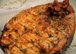 Marinated Tanigue Steak This Is Another Post About Fish Tanigue To Be Specific Tanigue Dalagang B Fish Steak Recipe King Fish Recipe Baked King Fish Recipe