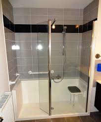 Douche Senior Confort Pack Http Www Seniorbains Com Douche Confort Pack Html Avec Option Montants Pare Douche Chromes Ba Salle De Bain Pmr Douche Douche Pmr